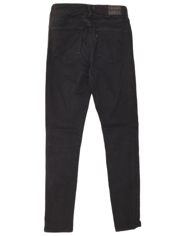 Blugi skinny cu talie mare 721 LEVI'S pentru femei L27 L30 bumbac negru