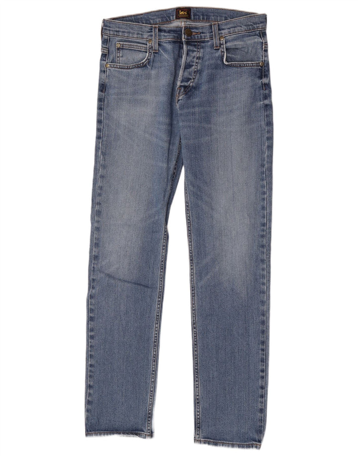 Blugi Lee Powell Slim pentru bărbați W30 L32 Bumbac albastru