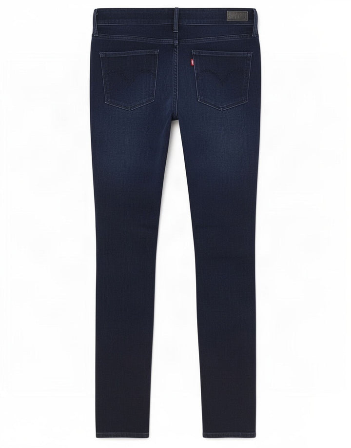 Blugi slim cu talie medie Levi's pentru femei L30 L34 bleumarin