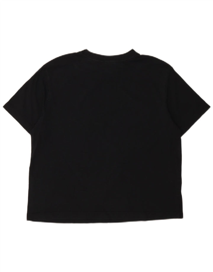 Tricou pentru femei Crop Oversized Top UK 10 Small Negru