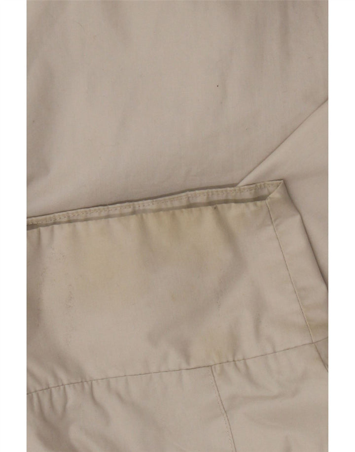 Jachetă Anorak cu glugă grafică Kickers pentru bărbați UK 40, mare, bej, poliester