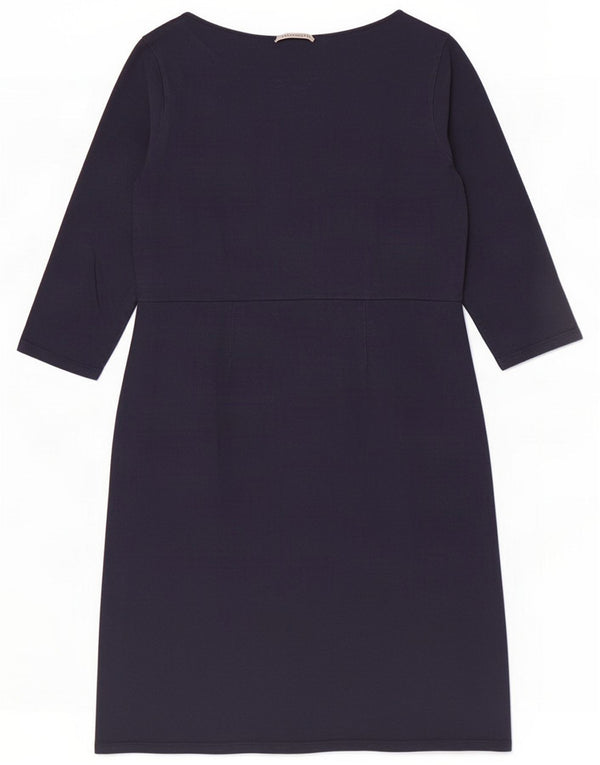 Rochie Boden pentru femei cu mâneci 3/4, UK 12, bumbac bleumarin mediu