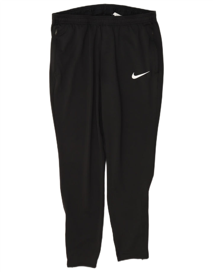 Pantaloni de trening Nike Dri Fit Slim pentru bărbați, mari, negru, poliester color bloc