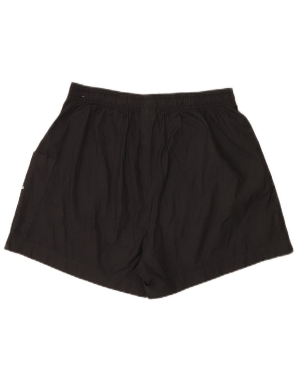 Pantaloni scurti sport grafic Nike pentru femei UK 16, mari, negru, poliester color bloc