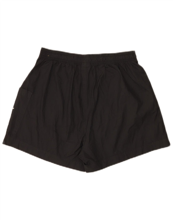 Pantaloni scurti sport grafic Nike pentru femei UK 16, mari, negru, poliester color bloc
