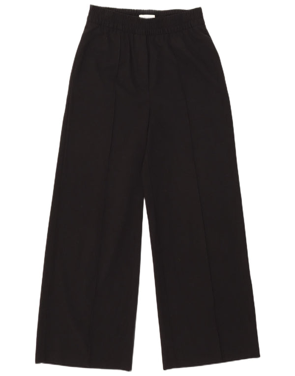Pantaloni chino cu talie înaltă pentru femei Marks & Spencer UK 8 Small W28 L29 Negru