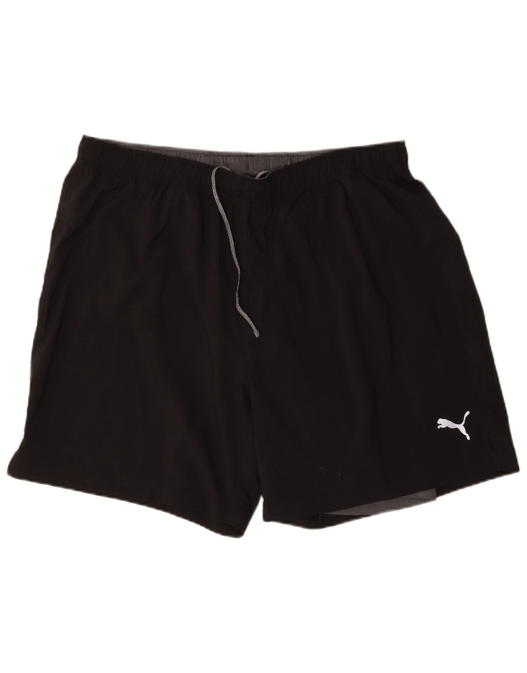 Pantaloni scurți sport grafic Puma pentru bărbați 2XL, poliester negru