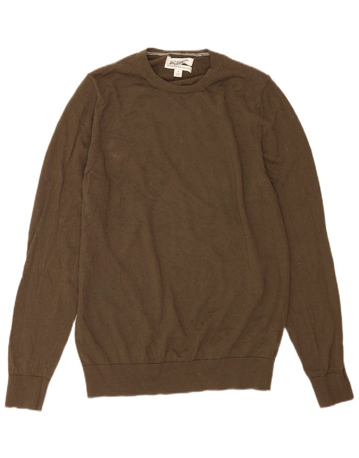 Pulover pentru femei Marks & Spencer cu decolteu triplu UK 14 Medium Khaki