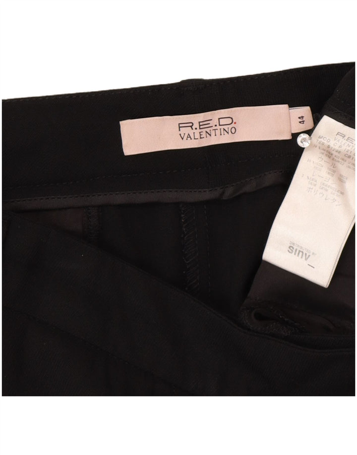 Red by Valentino Pantaloni casual Bootcut pentru femei IT 44 Medium W30 L33 Negru