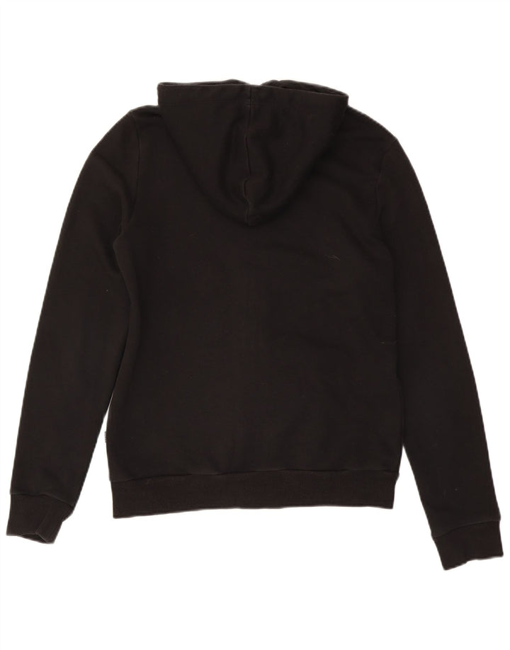 Pulover Puma Graphic Zip pentru femei UK 14 Medium Negru