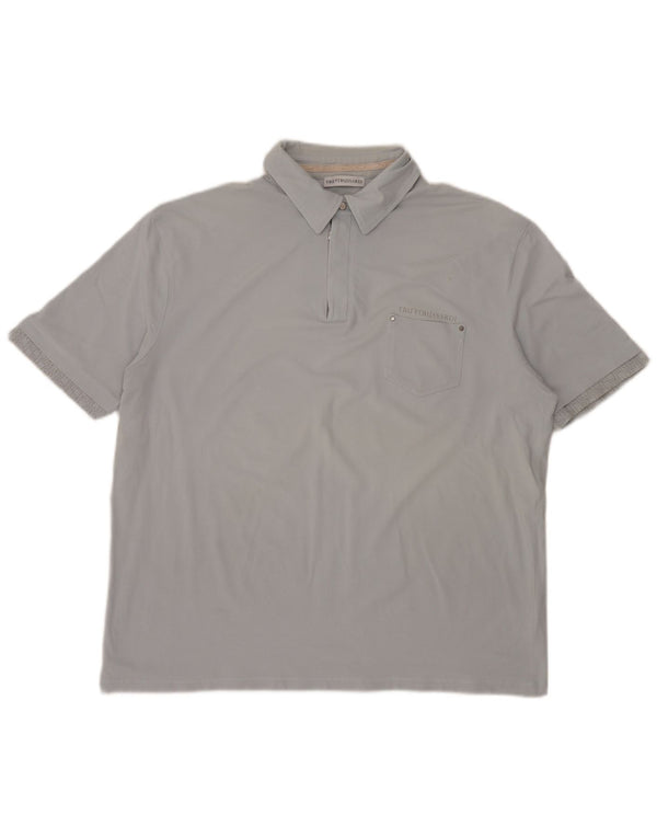 Tricou polo pentru bărbați Trussardi 3XL gri