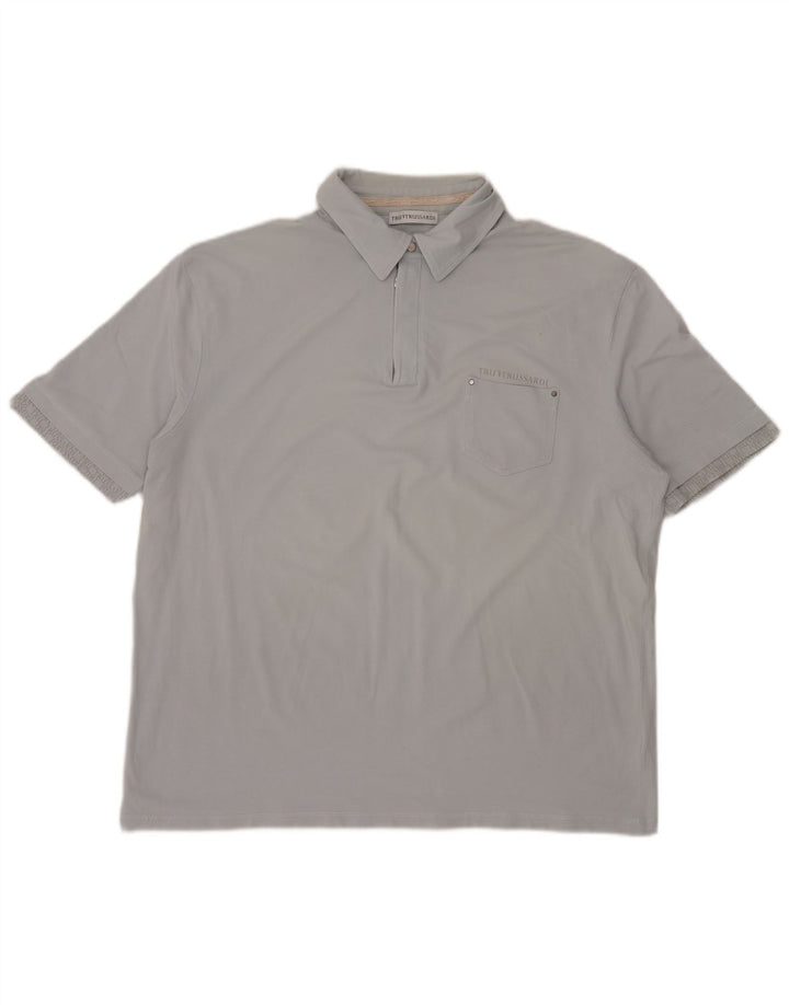 Tricou polo pentru bărbați Trussardi 3XL gri