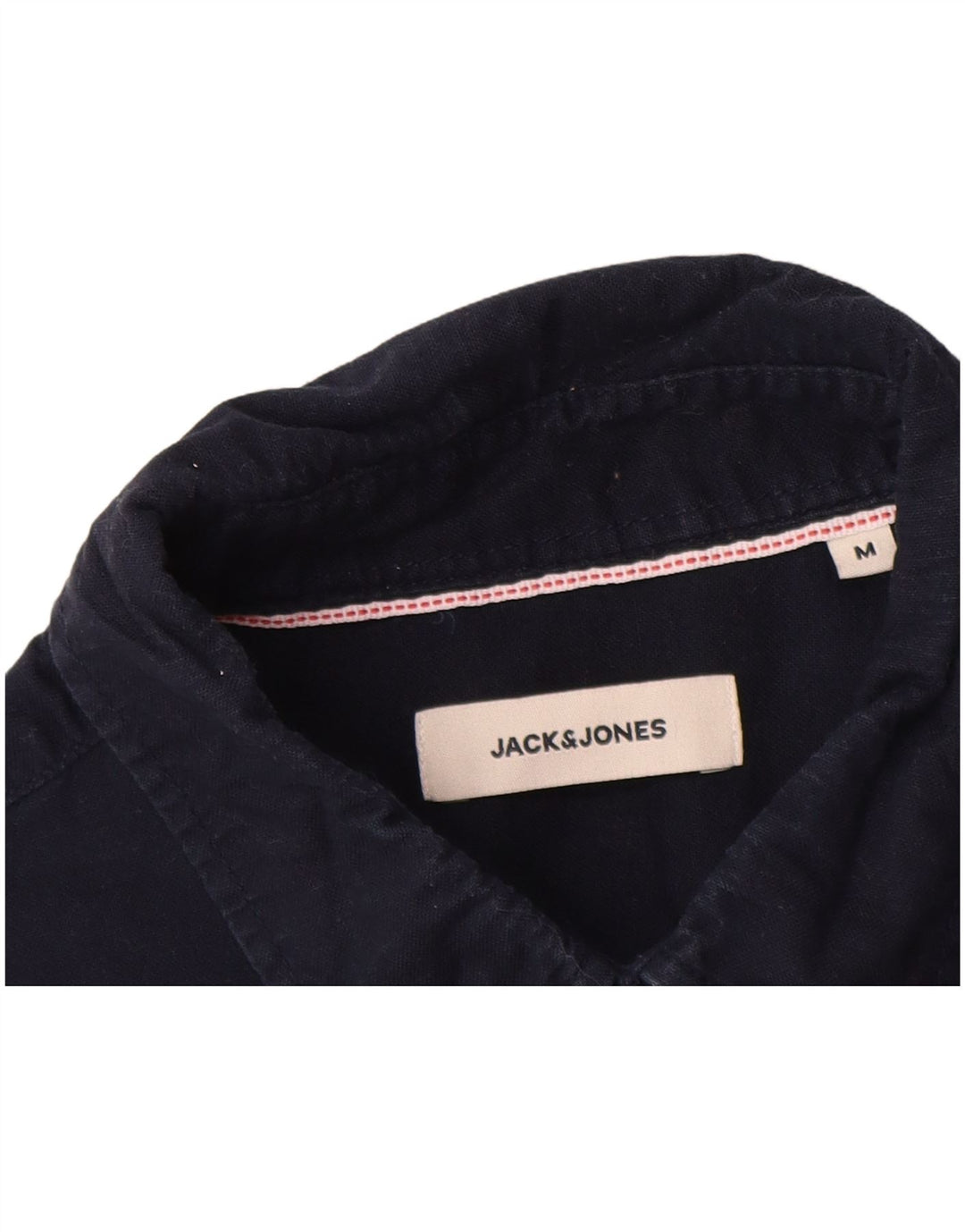 Cămașă Jack & Jones pentru bărbați, bumbac mediu albastru bleumarin