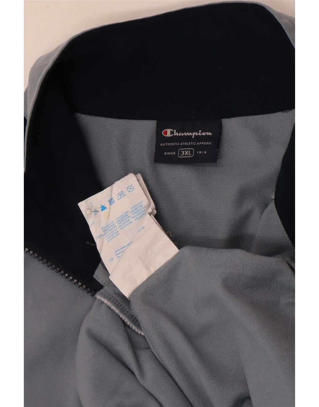 Jachetă de trening pentru bărbați Champion 3XL, gri, poliester color bloc