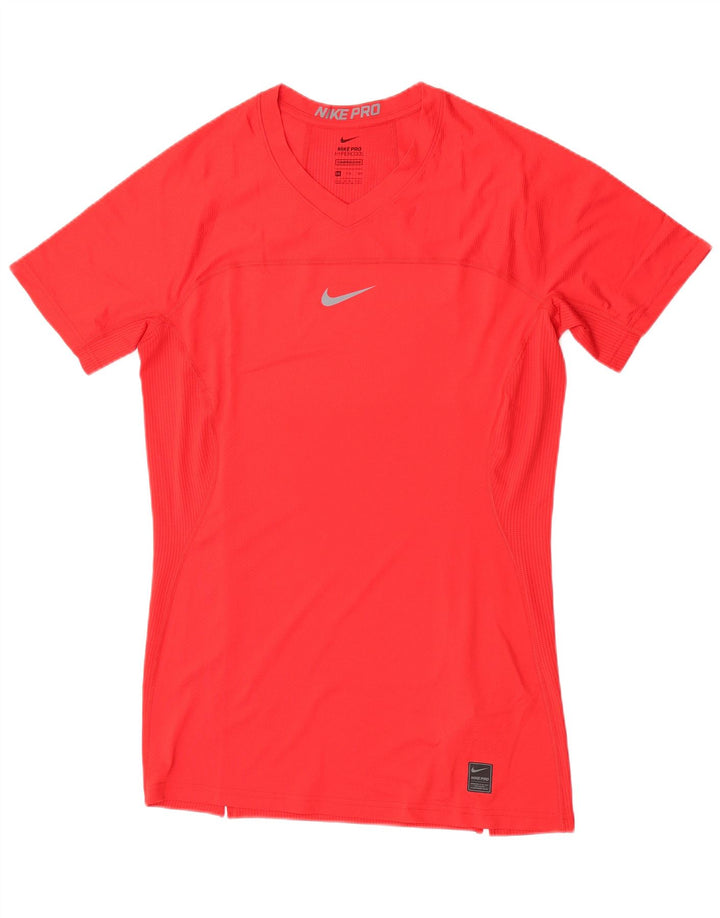 Tricou de compresie Nike pentru femei Top UK 20 2XL Poliester roșu
