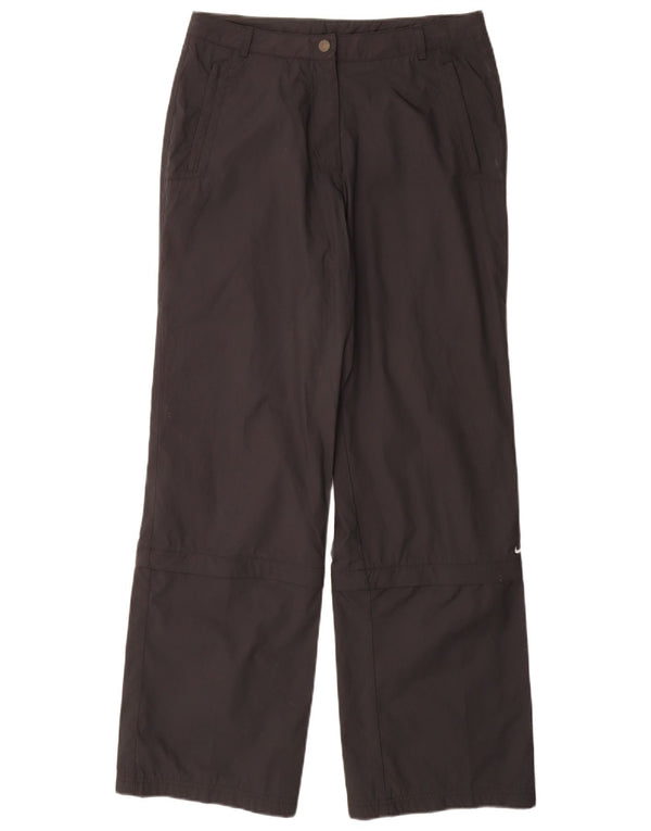 Pantaloni de trening NIKE pentru femei UK 12 Poliester mediu negru