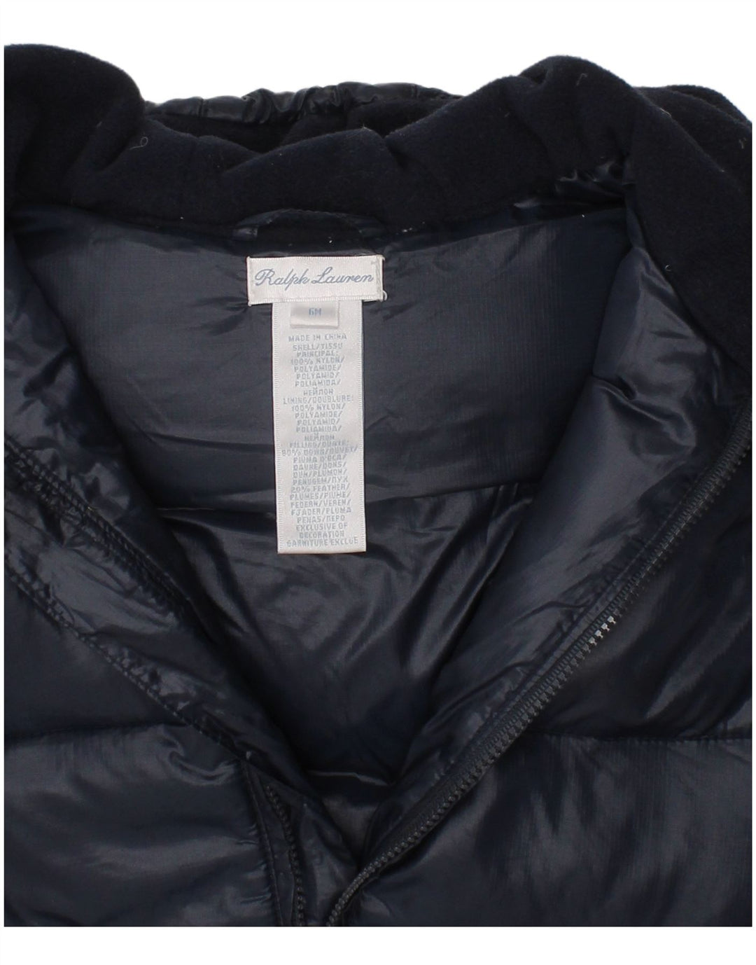 Salopetă căptușită cu glugă pentru bebeluși Ralph Lauren 3-6 luni Bleumarin iarnă