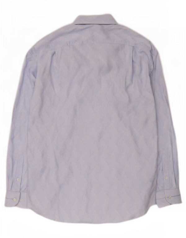 Cămașă Roccobarocco Bărbați Mărimea 44 XL Bumbac Geometric Albastru