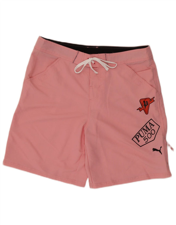 Pantaloni scurți de înot Puma pentru bărbați, mari, roz