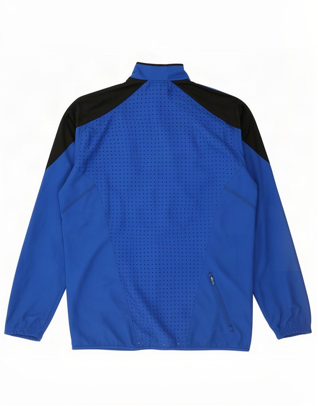 Jachetă de trening pentru bărbați Adidas, mare, albastru, poliester color bloc