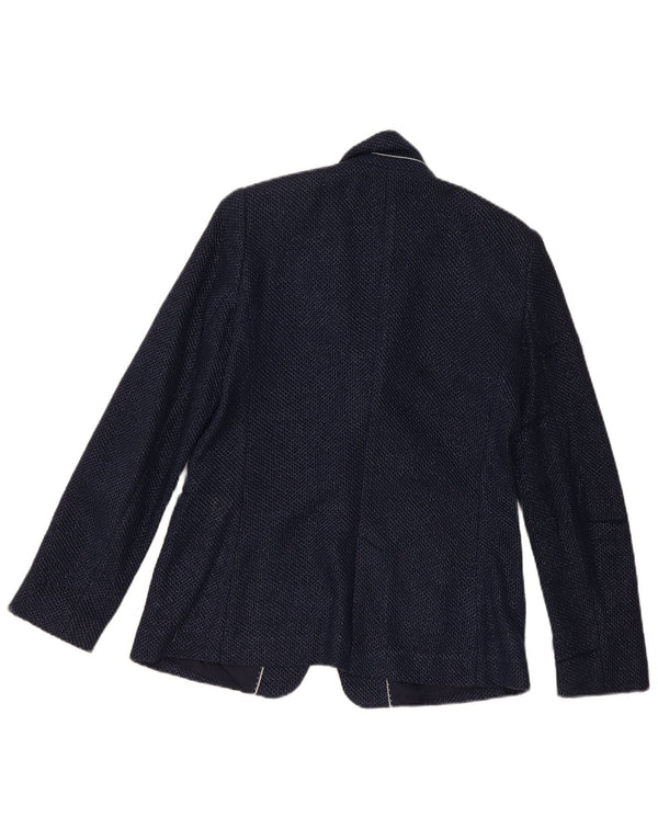 Massimo Dutti Jachetă Blazer Femei 1 Buton EU 40 Mediu Bumbac Bleumarin