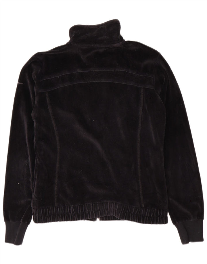 Jachetă de top pentru trening din Velour pentru femei Champion UK 14 Large Black