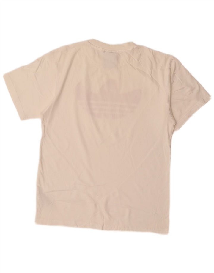 Tricou grafic pentru bărbați Adidas Top mic alb