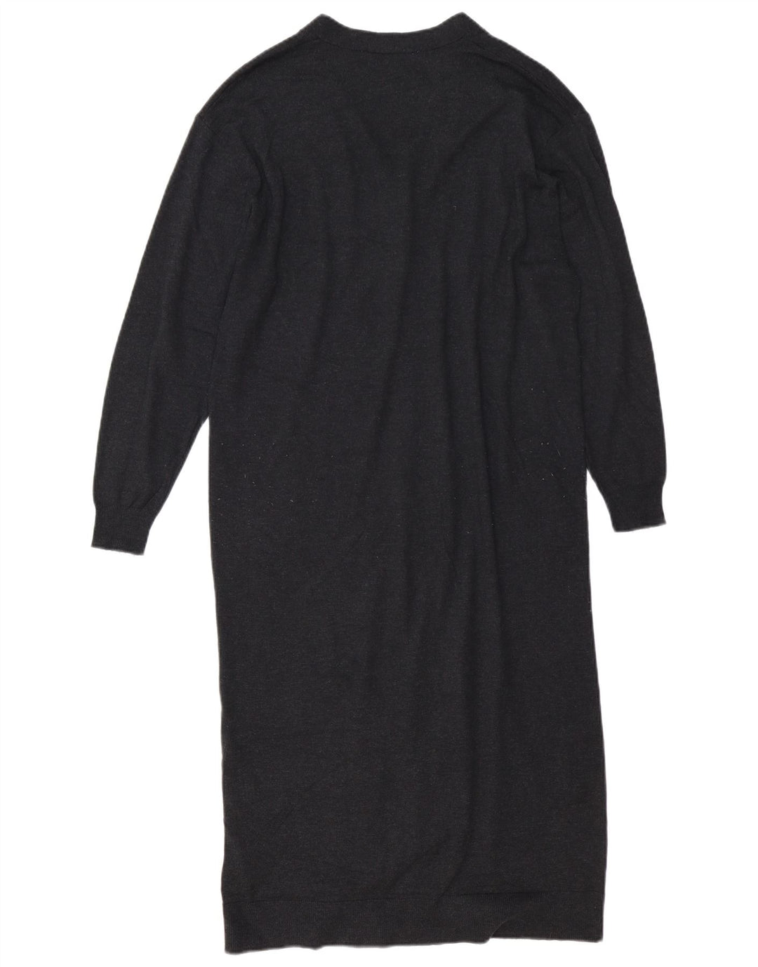 Pulover cardigan supradimensionat pentru femei Zara UK 10 Poliester gri mic
