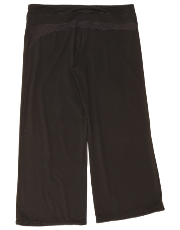 Pantaloni de trening Adidas Climacool pentru femei UK 16 Poliester negru mare