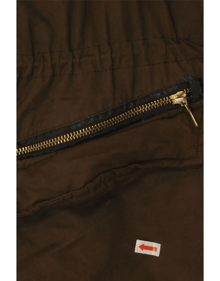 Jachetă parka supradimensionată pentru femei Trafaluc Sherpa UK 10 Mic Kaki