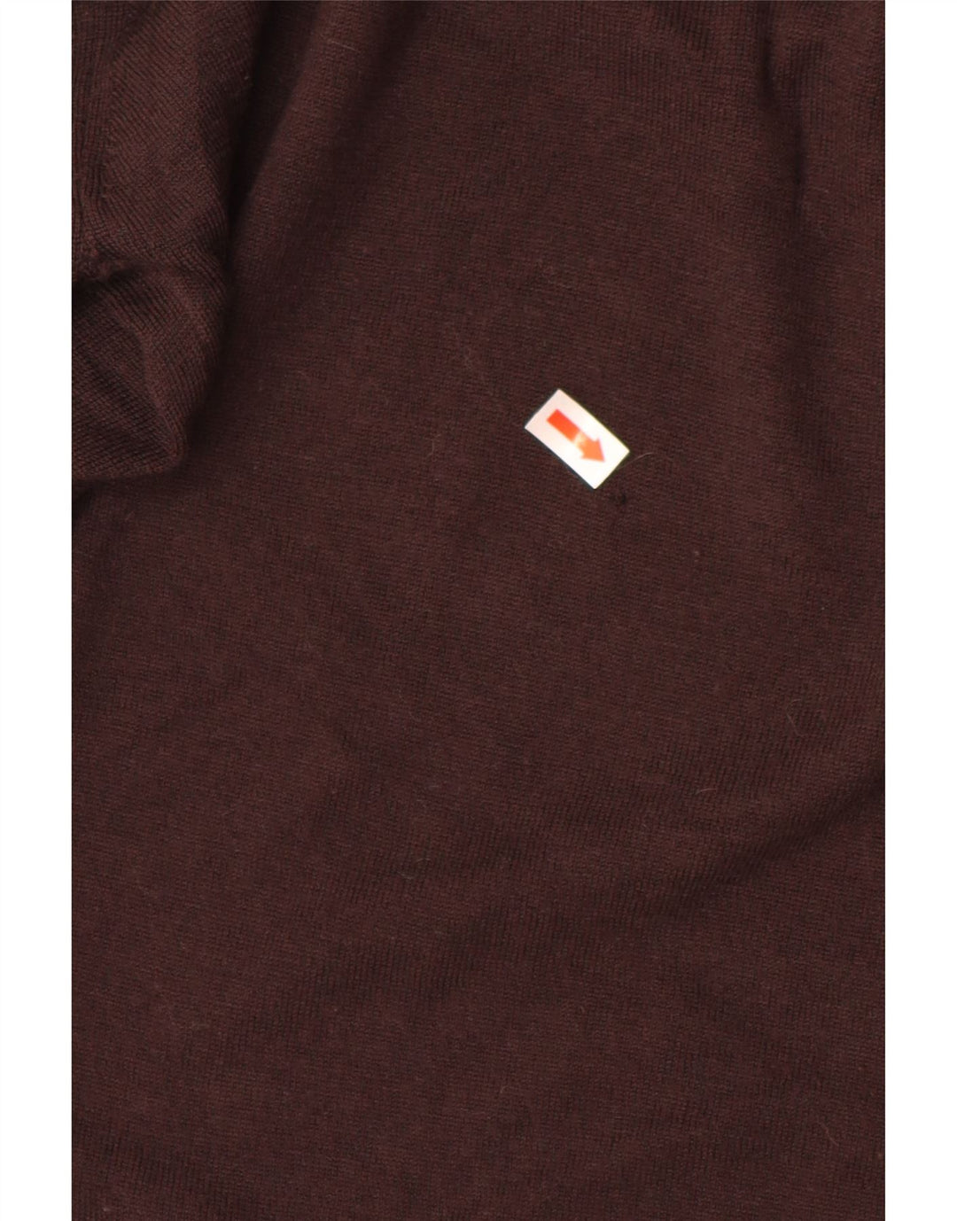 Pulover HOBBS pentru femei cu gât de barcă UK 12 Lână nouă maro mediu