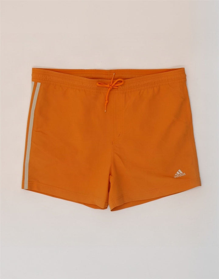 Pantaloni scurți de înot Adidas bărbați poliamidă portocaliu mediu