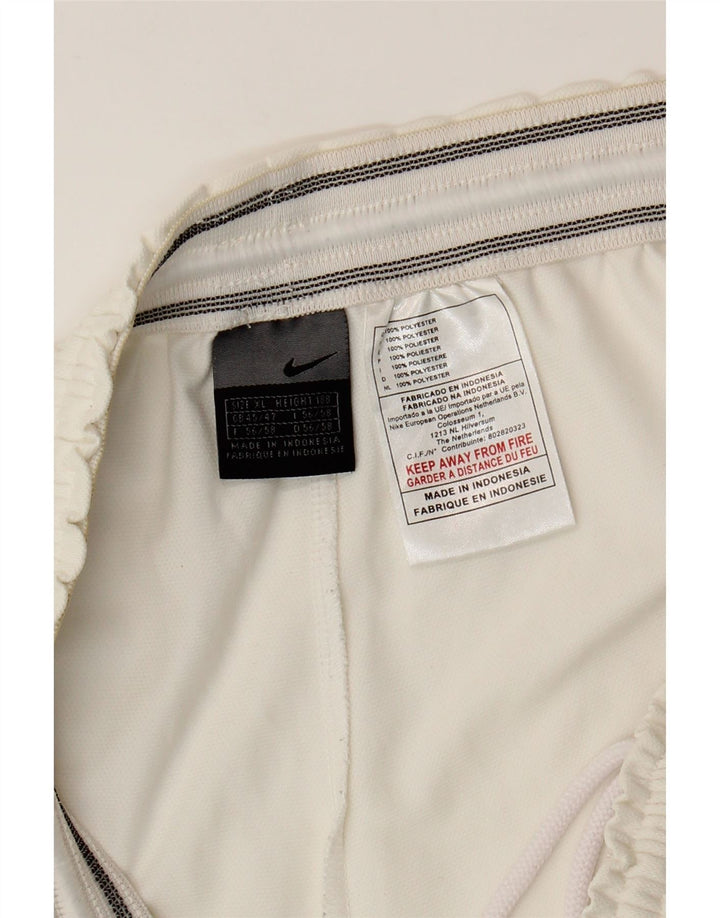 Pantaloni scurți sport Nike pentru bărbați XL, alb, poliester