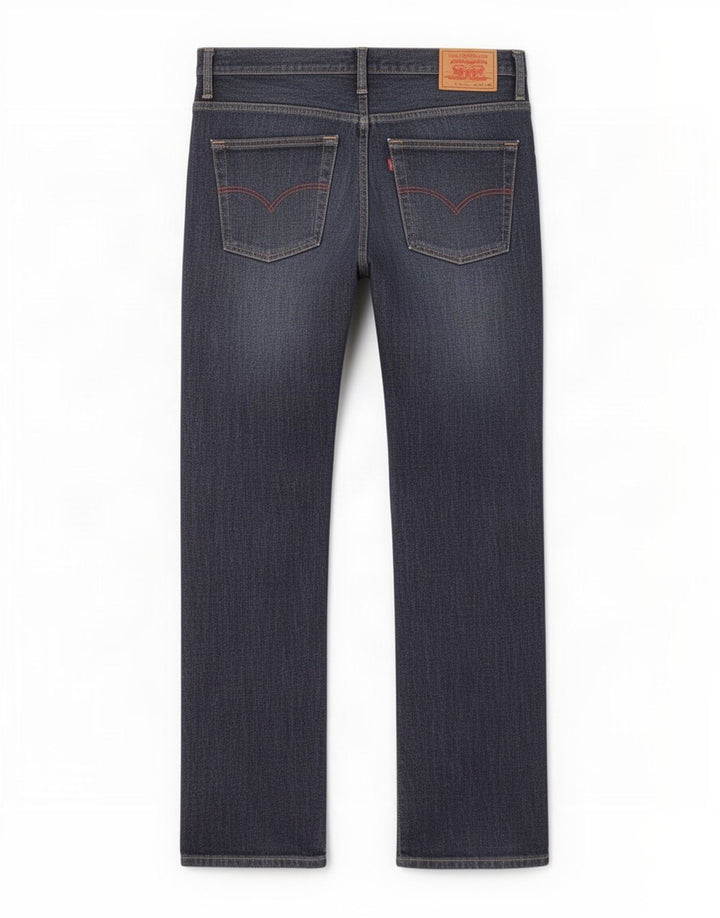 Blugi pentru bărbați Levi's 507 Bootcut W32 L34 Bumbac bleumarin