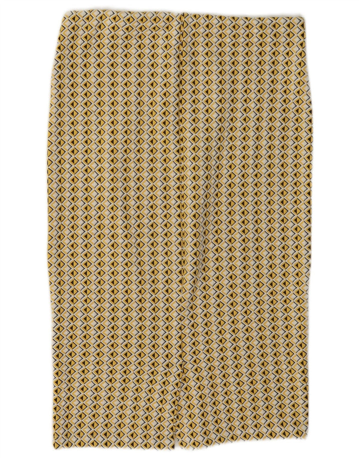 Fusta Midi Femei Zara Mediu W28 Galben Geometric