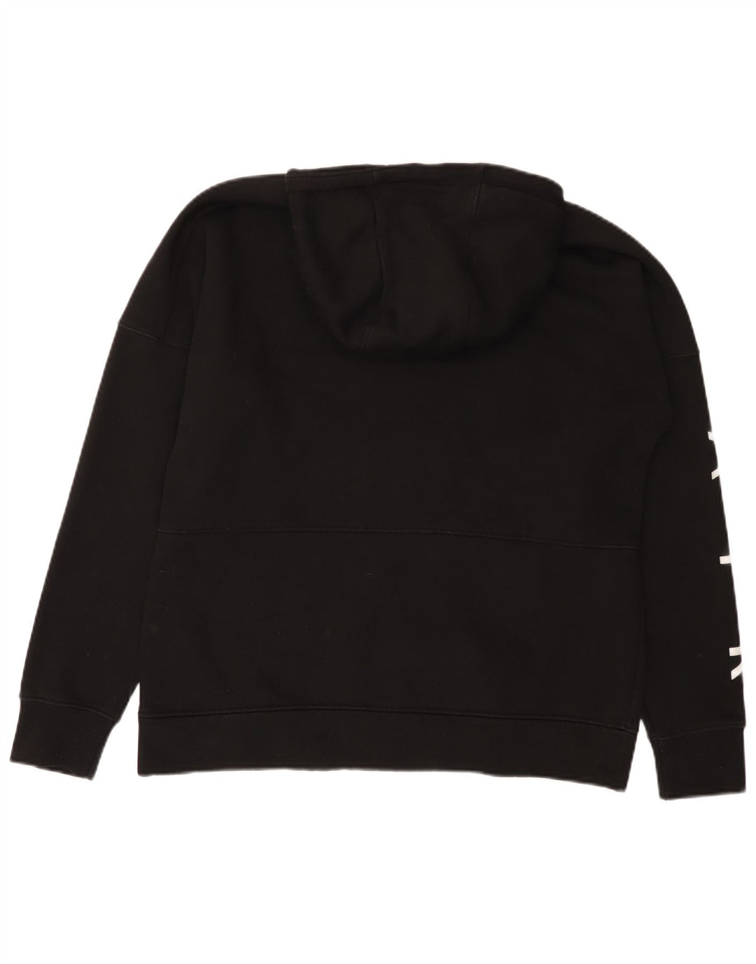 Pulover Nike Graphic Zip pentru bărbați, bumbac mare, negru