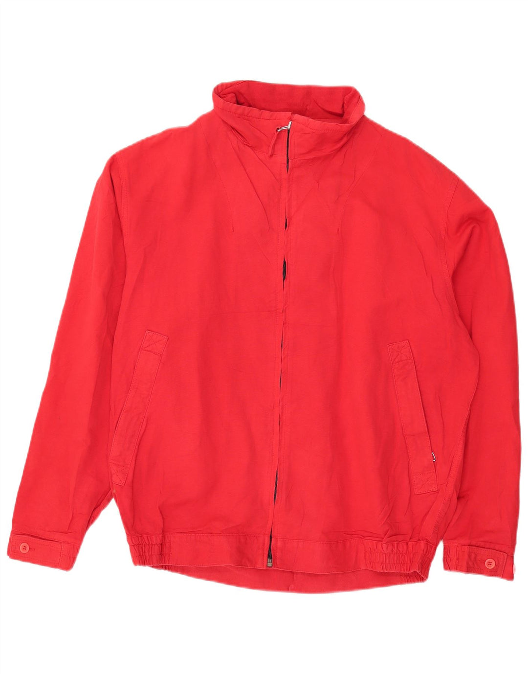 Bomber vintage pentru bărbați UK 40, mare, roșu, bumbac