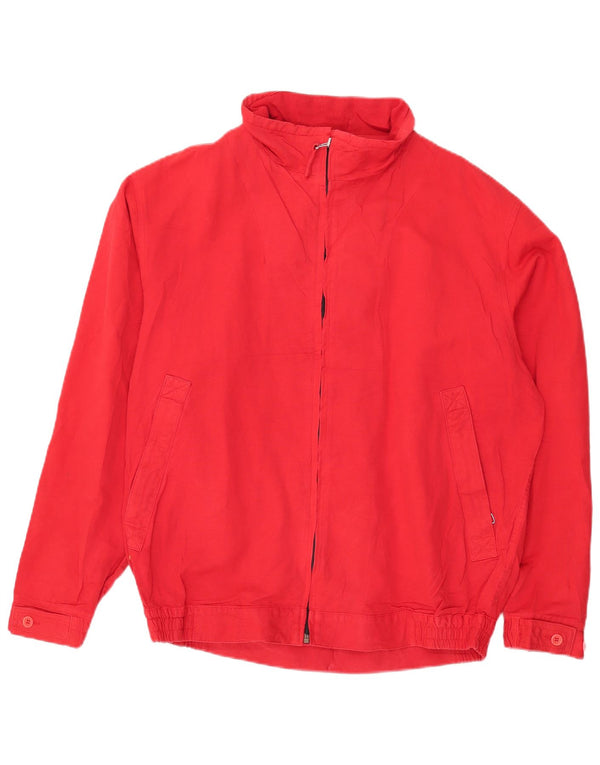 Bomber vintage pentru bărbați UK 40, mare, roșu, bumbac