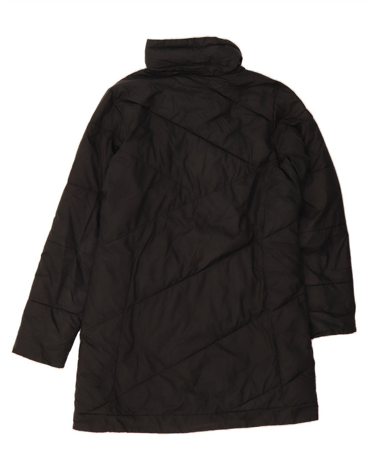 COLUMBIA Womens Padded Coat UK 10 Small Black Polyester Vintage Columbia and Second-Hand Columbia from Messina Hembry 