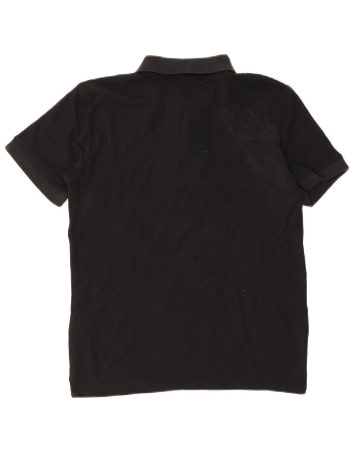 Tricou polo Umbro pentru bărbați, bumbac negru mic