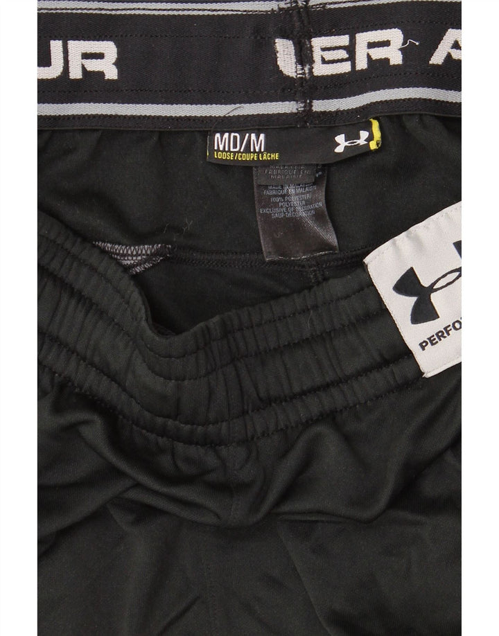 Pantaloni de trening Under Armour pentru bărbați, negru mediu, poliester color bloc