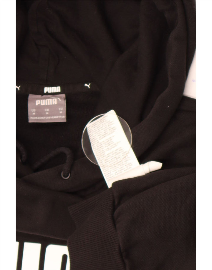 Pulover pentru bărbați Puma Graphic Hoodie, bumbac mediu negru