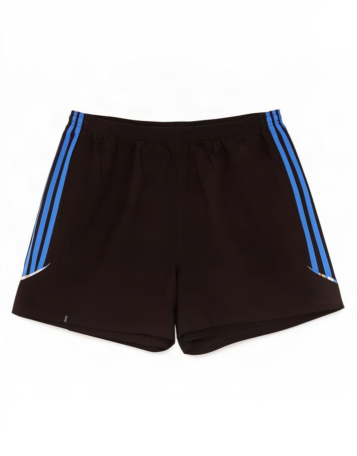 Pantaloni scurți sport pentru bărbați Adidas, mediu negru, poliester color bloc