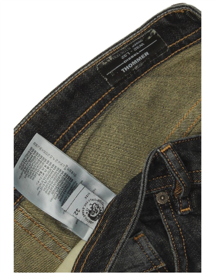 Blugi pentru bărbați Diesel Thommer Slim W32 L32 Bumbac bleumarin
