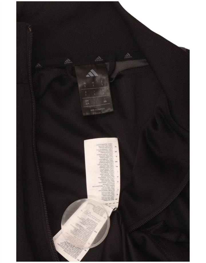 Jachetă de trening pentru bărbați ADIDAS, mare, negru, poliester