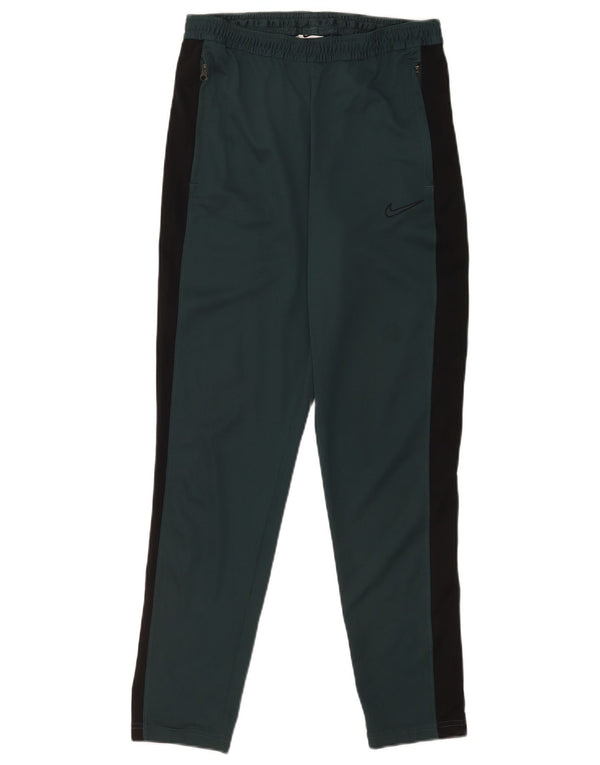 Pantaloni de trening Nike Dri Fit Slim pentru femei UK 10 Small Blue Colorblock