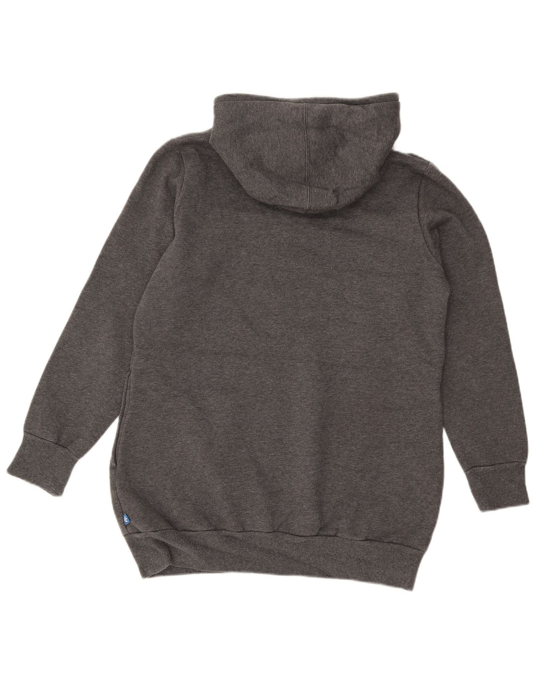 Pulover cu glugă grafic Adidas pentru femei UK 16, mare, gri, poliester