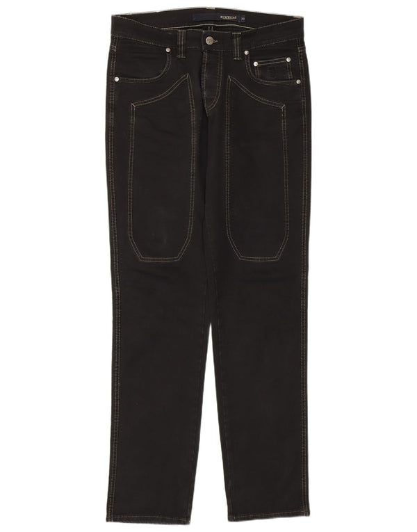Jeans drept bărbați JECKERSON W31 L32 bumbac negru