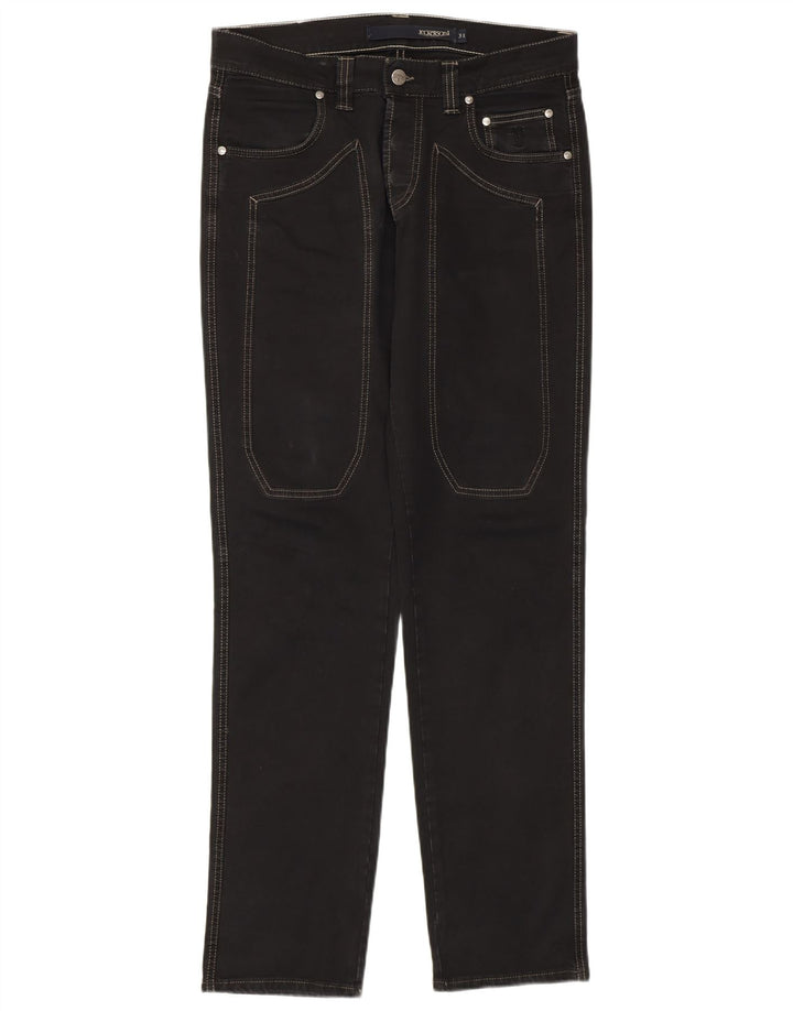 Jeans drept bărbați JECKERSON W31 L32 bumbac negru