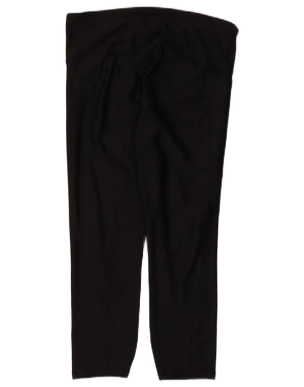 Leggings Capri Under Armour pentru femei UK 14 Poliester negru mare